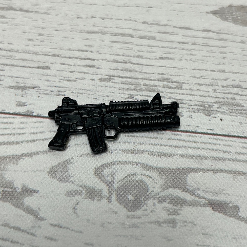 Fortnite Action Figure Accessory Black Assault Rifle Grenade Launcher 4 Inch